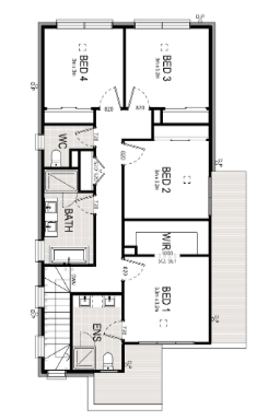 Lot 4 – Sara Traditional (Dark) Creation Homes – Gold Turnkey Package