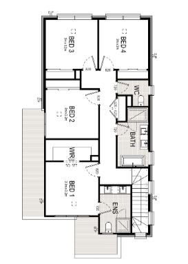 Lot 23 – Sara Traditional (Dark) Creation Homes – Gold Turnkey Package
