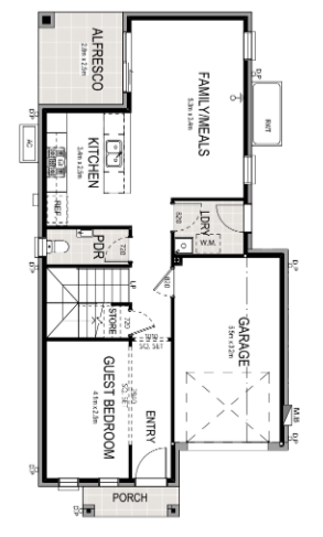 Lot 6 – Dalton 18 Traditional (Dark) Creation Homes – Gold Turnkey Package